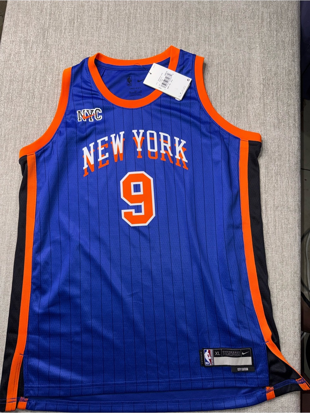 Nike New York Knicks RJ Barrett #9 City Edition Jersey Youth XL 18/20 NWT
